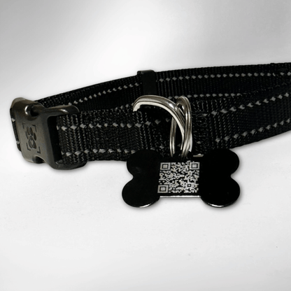 Pfotenscan-Halskette-schwarz-Beispielbild-1